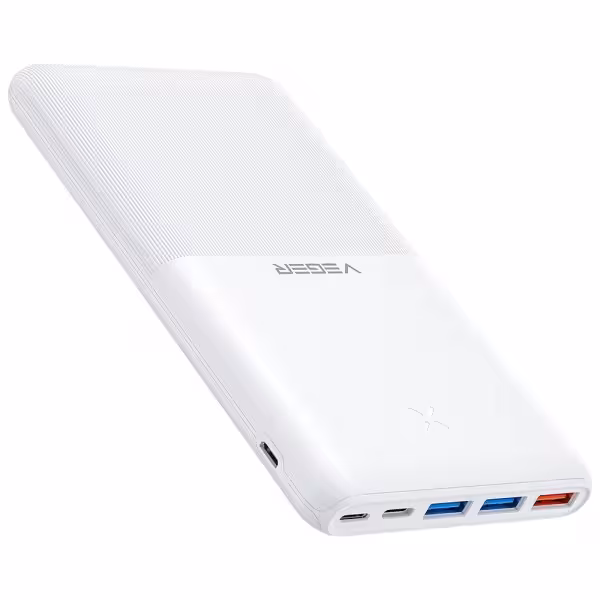 Acheter VEGER VG-W2060 VEGER Batterie externe avec LEDs de charge - Capacité 20000mAh - Entrées USB-C, Micro USB, Lightning - So