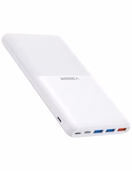 Acheter VEGER VG-W2060 VEGER Batterie externe avec LEDs de charge - Capacité 20000mAh - Entrées USB-C, Micro USB, Lightning - So