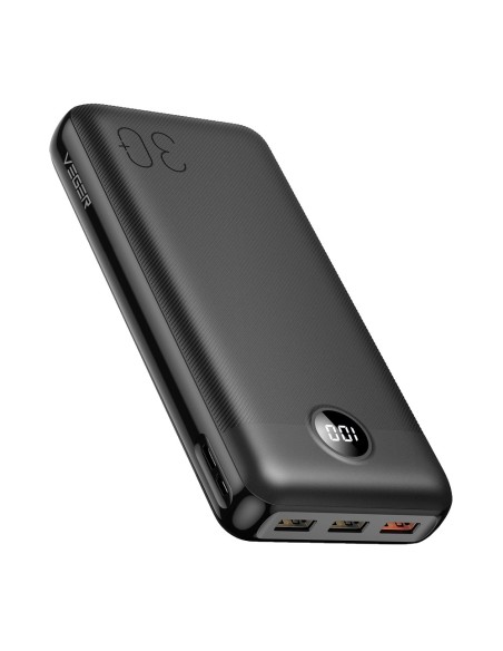 Comprar VEGER VG-W3008PD-L30 VEGER Power bank con pantalla LCD - Capacidad  30000mAh - Entradas USB-C, Micro USB - Salidas USB-C