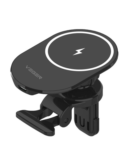 Acheter VEGER VG-Y38 Chargeur sans fil VEGER - Puissance 15W - Entrée USB-C - Charge rapide - Sortie sans fil - Pour voitures