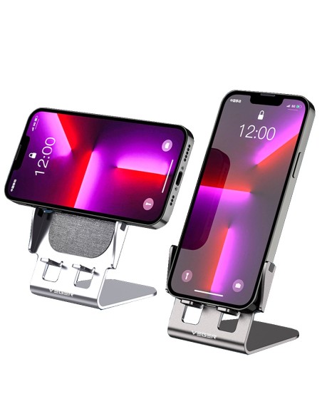 Veger VG-Y53 Carregador Sem Fio Ver - Potência 15W - Entrada USB-C - Carregamento rápido - Saída sem fio - cor de prata