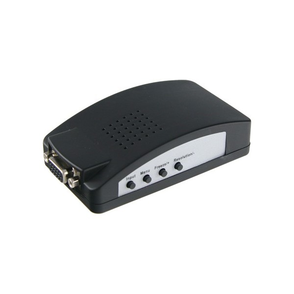 Kaufen OEM VGA-CONVERTER Videoadapter – Eingänge: VGA, S-Video oder BNC-Video – Ausgang: VGA – Mehrere Auflösungen unterstützt
