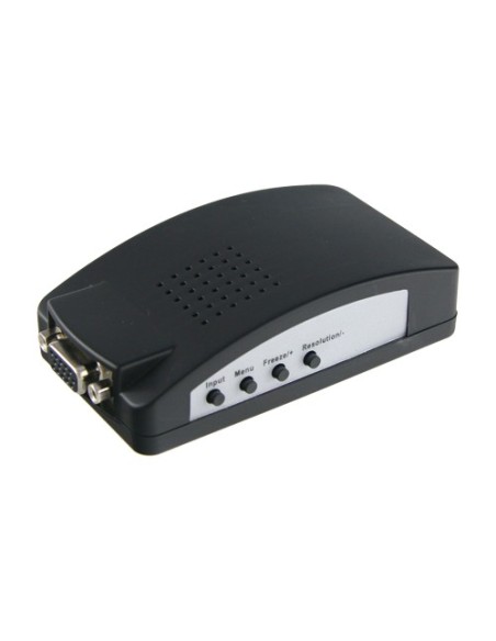 Acheter OEM VGA-CONVERTER Adaptateur vidéo - Entrées : VGA, SVIDEO ou vidéo BNC - Sortie : VGA - Multiples résolutions prises en