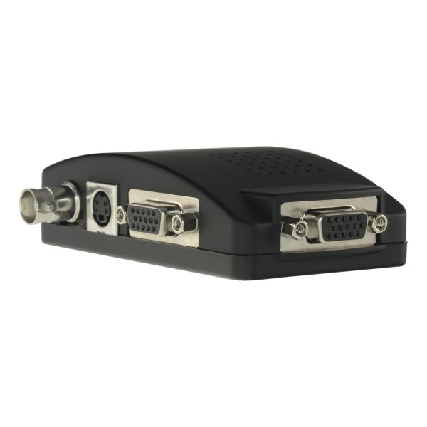 Acheter OEM VGA-CONVERTER Adaptateur vidéo - Entrées : VGA, SVIDEO ou vidéo BNC - Sortie : VGA - Multiples résolutions prises en