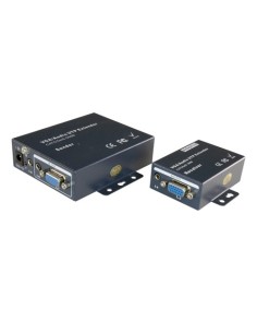 OEM VGA-EXT Extender Ativo VGA - Emissor e Receptor - Escopo 100m - Sobre o Cat 5 / 5E / 6 - Up 1920x1440 - Alimentos