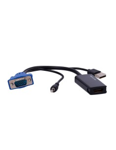 OEM VGA-HDMI VGA + Áudio Audio A HDMI - Converte um áudio VGA + em HDMI - Resolução 1080p / 720P - VGA + AUD Entrada