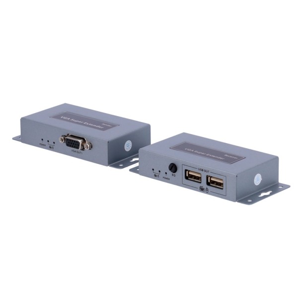 Kaufen OEM VGA-KVM-EXT VGA-Signalverlängerung – Reichweite 100 m – FHD-Auflösung – Ermöglicht 1:1-Verbindungen