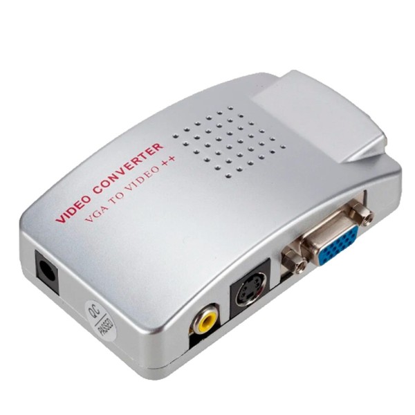 Comprar OEM VGA-VIDEO-CONVERTER Adaptador de vídeo - Entradas: VGA - Salida: VGA, S-VIDEO y Vídeo RCA - Múltiples resoluciones s