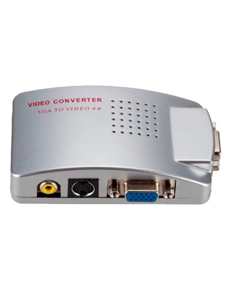 Acheter OEM VGA-VIDEO-CONVERTER Adaptateur vidéo - Entrées : VGA - Sortie : VGA, S-VIDEO et vidéo RCA - Résolutions multiples s