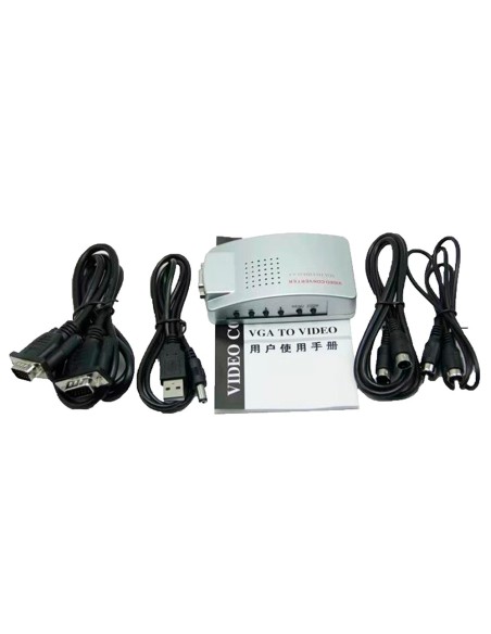 Kaufen OEM VGA-VIDEO-CONVERTER Videoadapter – Eingänge: VGA – Ausgänge: VGA, S-VIDEO und RCA-Video – Mehrere Auflösungen s