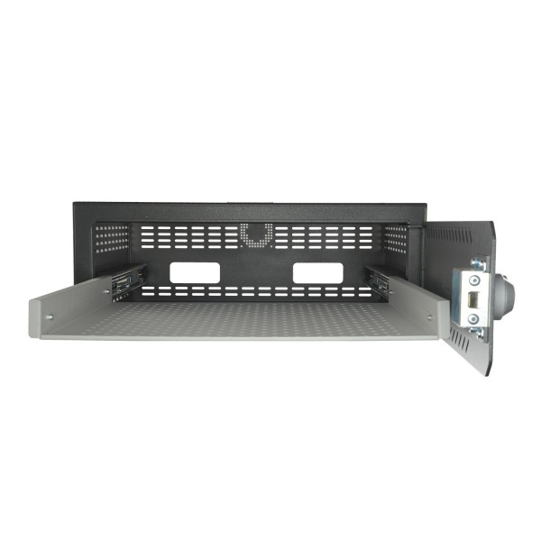 Comprar OEM VR-120E Caja fuerte para DVR - Específico para CCTV - Para DVR de 1,5/2U rack - Cerradura electrónica - Con ventilac