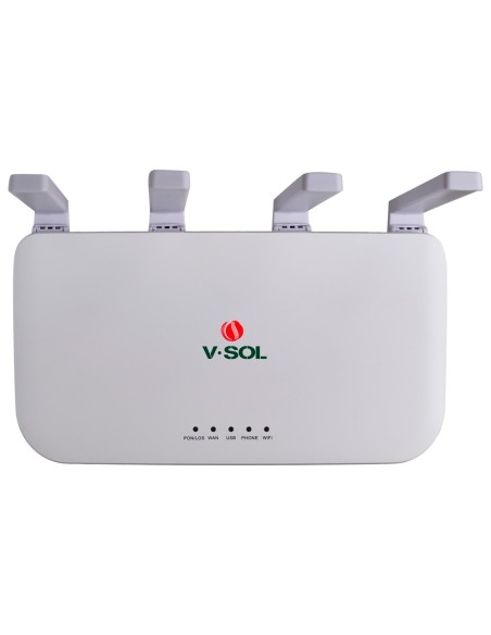 Vsol vsol-hg3110ax-xgs v-sol roteador ont wi-fi 6 - 1x 1x lan rj45 2.5ge 3x lan rj45 ge 1x rj11 - 802.11ax 2x2 banda dupla 2.4