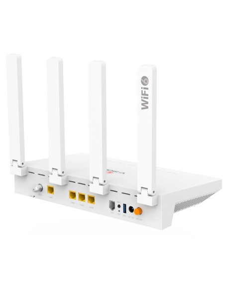 VSOL VSOL-HG3232X30T V-Sol Router Ont Wi-Fi 6 - 1x Pon 4x LAN RJ45 GE 1X RJ11 1X CATV 1X USB3.0 - 802.11.11.11.11.11.11.13 banda