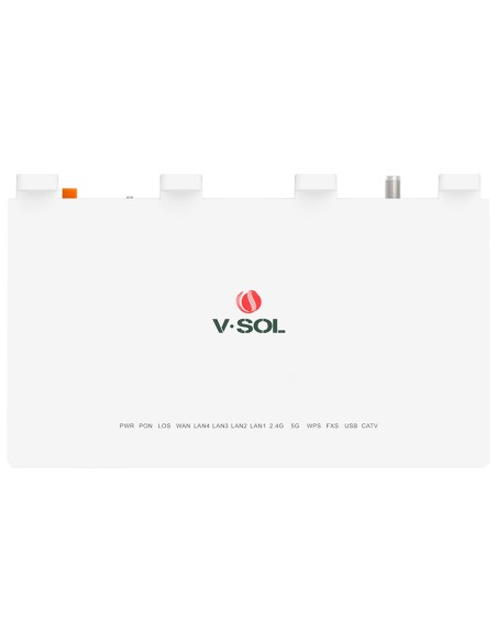 Comprar VSOL VSOL-HG3232AX30T V-SOL Router ONT Wi-Fi 6 - 1X PON  4x LAN RJ45 GE 1x RJ11 1x CATV 1x USB3.0 - 802.11ax 3x3 doble b