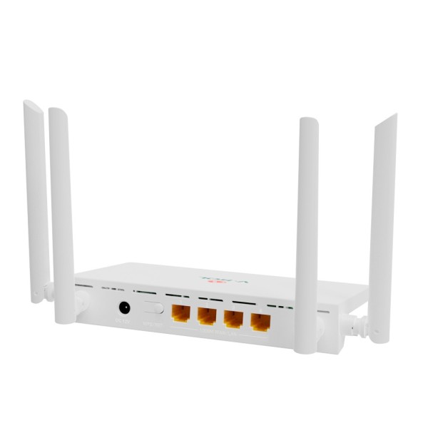 VSOL VSOL-HG5013-4G V-Sol Wi-Fi Router 6 AX3000 - 4 portas RJ45 10/100/1000 Mbps - 802.11x 2x2 e banda dupla 2.4 e 5 GHz - PEQ
