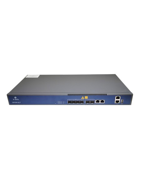 Comprar VSOL VSOL-V1600G0-B V-SOL 4 Puertos Pon Gpon OLT  - 2 Puertos RJ45 10/100/1000 Mbps +  Puerto SFP+ 1/10Gigabit - Hasta 1