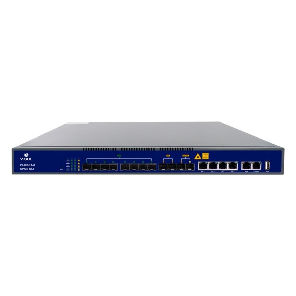 Kaufen VSOL VSOL-V1600G1-B V-SOL 8-Port PON GPON OLT – 4 RJ45-GE-Ports + 2 SFP/GE + 2 SFP+ – Bis zu 128 ONT pro Gerät – Di