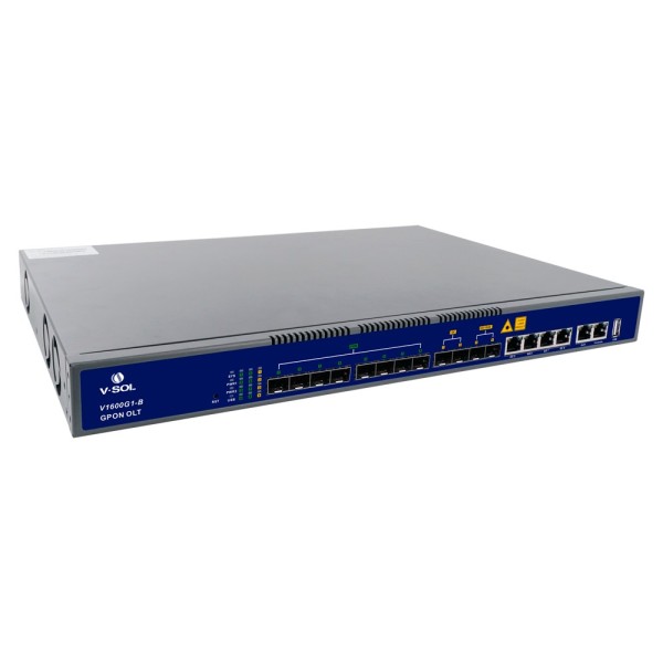 Comprar VSOL VSOL-V1600G1-B V-SOL 8 Puertos Pon Gpon OLT  - 4 Puertos RJ45 GE + 2 SFP/GE + 2SFP+ - Hasta 128 ONT por equipo - Di