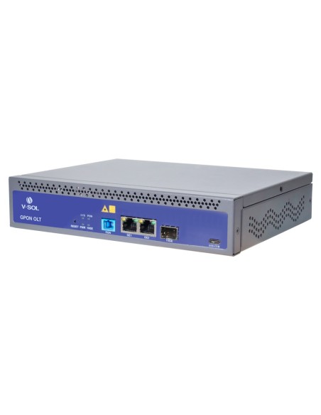 VSOL VSOL-V1600GS-F V-Sol Single Pon GPON OLT - 2 portas RJ45 10/100/1000 Mbps + 1 Porta SFP + 1 / 10Gigabit - até 128 ont 