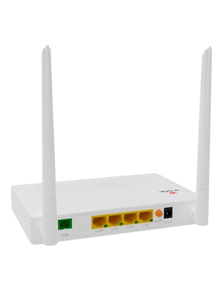 VSOL VSOL-V2804AC-a V-Sol Router Ont Wi-Fi 5 AC1200 - 1x Pon 4x LAN RJ45 10/100 / 1000Mbps 1x USB3.0 - 802.11ac 2x2 banda dupla 