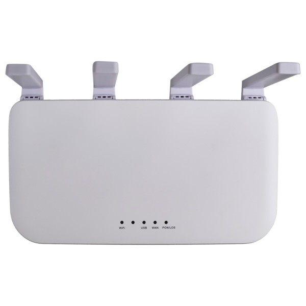 VSOL VSOL-V2804AX15 V-Sol Router Ont Wi-Fi 6 AX1500 - 1x Pon 4x LAN RJ45 10/100 / 1000Mbps 1x USB3.0 - 802.11ac 2x2 banda dupla 