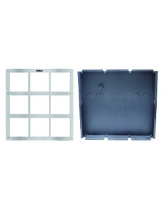 Acquistare X-SECURITY VTOF009-VTOB115 Pannello frontale e scatola di derivazione - Specifica per videocitofoni - Compatibile con 2