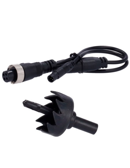 Câmera de veículo em miniatura OEM VW-138-1080P - Compatível com Streamax - AHD 1080P Abertura 160º - 12V DC com conector M12