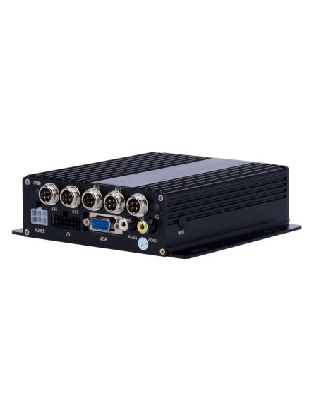 Acheter OEM VW-9034S-4CH MDVR basique 4 canaux AHD 1080P - Enregistrement sur carte SD - Connecteurs M12 4 broches - 4 entrées d