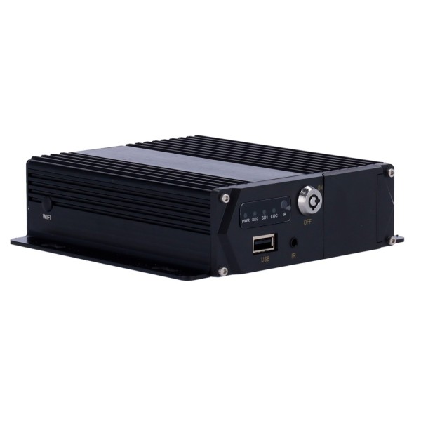 OEM VW-9034S-4CH MDVR Basic 4 canais AHD 1080P - Gravação de cartão SD - M12 Conectores de 4 pinos - 4 Entradas de alarme e 2 s