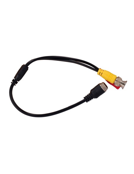 OEM VW-Cable-M12-BNC Cabo M12M para BNC + Cable de Conversão para Streamex - Streamax compatível - Comprimento 35cm