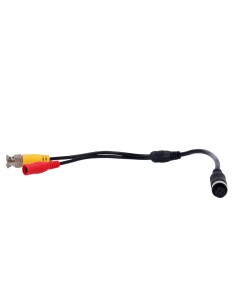 Acheter OEM VW-MON-CABLE-BNC-OUT Câble M12F vers BNC + DC - Câble de sortie vidéo pour moniteur - Compatible Streamax - Longueur
