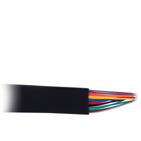 Kaufen OEM VW-OBD-SLIM OBD2-Kabel (Stecker) – 16-polig – Länge 30 cm – flaches Profil – zum Löten – Farbe Schwarz
