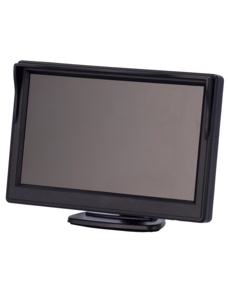 OEM VW-TD50 LCD Monitor 5 & Analógico Quot - Strailax Compatible - M12 4Pines e Conector RCA - 12V DC Power - Suporte Regul