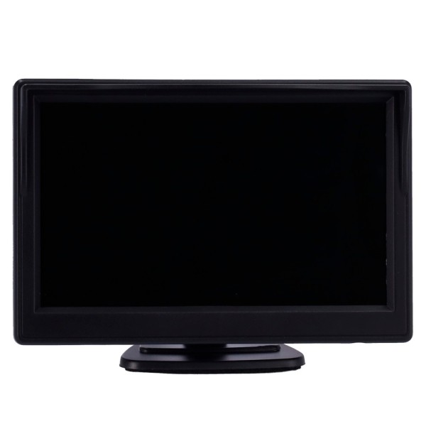 OEM VW-TD50 LCD Monitor 5 & Analógico Quot - Strailax Compatible - M12 4Pines e Conector RCA - 12V DC Power - Suporte Regul