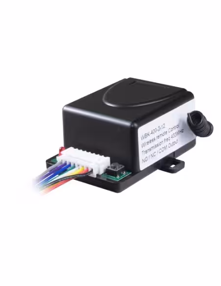 Comprar OEM WBK-400-2-12 Relé inalámbrico con mando - Para puerta de parking - Funcionamiento NO/NC/COM - Frecuencia 433.92 MHz 