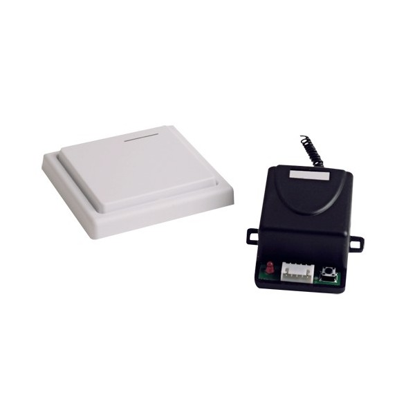 YLI WBK-400RC Relé Sem Fio com Botão Push - para qualquer porta - operação NO / NC / COM - FREQUÊNCIA 433.92 MHz - até 5