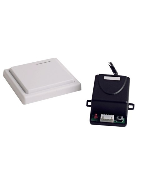 YLI WBK-400RC Relé Sem Fio com Botão Push - para qualquer porta - operação NO / NC / COM - FREQUÊNCIA 433.92 MHz - até 5