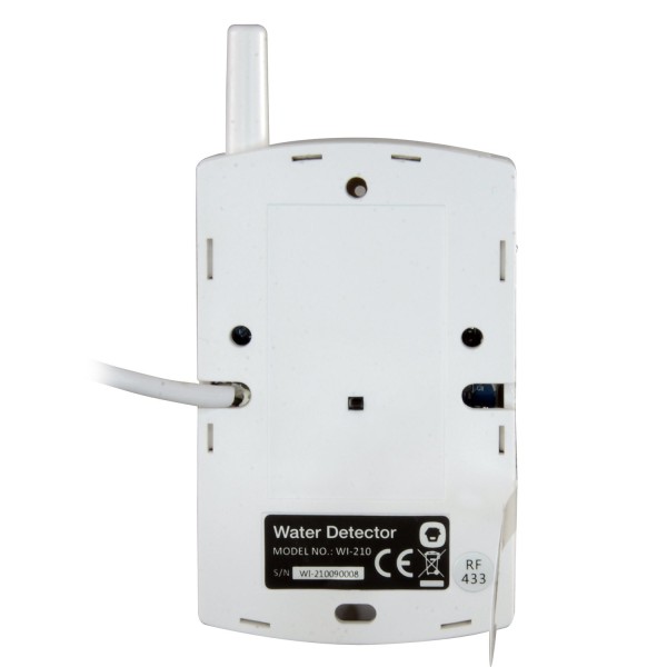 Kaufen CHUANGO WI-210 Überschwemmungsmelder – kabellos – externe Antenne – LED-Anzeige für niedrigen Batteriestand – kabelgebund