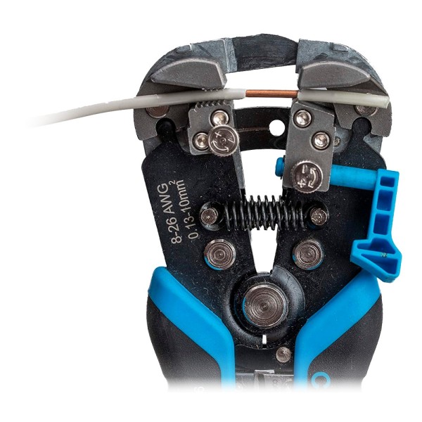 Kaufen OEM WIRE-AUTOSTRIPPER Crimpzange/Abisolierwerkzeug – Für 8 AWG–26 AWG – Crimpen von Kabelschuhen 22 AWG–10 AWG – Fac…