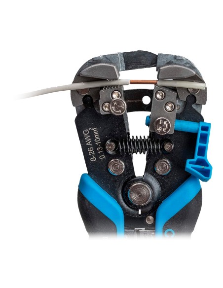 Kaufen OEM WIRE-AUTOSTRIPPER Crimpzange/Abisolierwerkzeug – Für 8 AWG–26 AWG – Crimpen von Kabelschuhen 22 AWG–10 AWG – Fac…