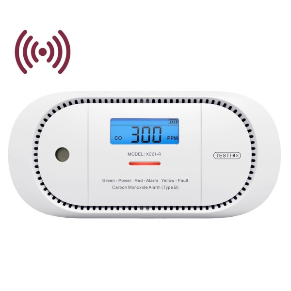 Acquista X-SENSE XC01-WR Rilevatore di CO автономo X-Sense - Consente di collegare 24 rilevatori tramite RF 868MHz - Durata dell