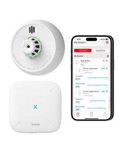 Acheter X-SENSE XH02-M Détecteur thermique d’incendie autonome X-Sense - Connexion avec le HUB SBS50 pour la communication via a 2