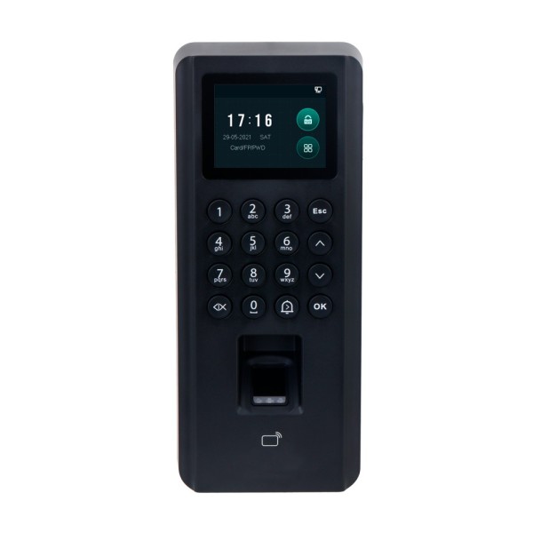 Kaufen X-SECURITY XS-AC2212-KFMF-WPOE Zutrittskontrolle und Zeiterfassung – Fingerabdruck, MF-Karte und PIN – 30.000 Benutzer | 