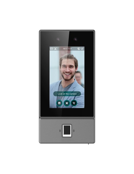 Comprar X-SECURITY XS-AC6214-FMFR-WPOE Control de acceso y presencia - Facial, huella, tarjeta MF, QR y PIN - 6.000 usuarios | 3