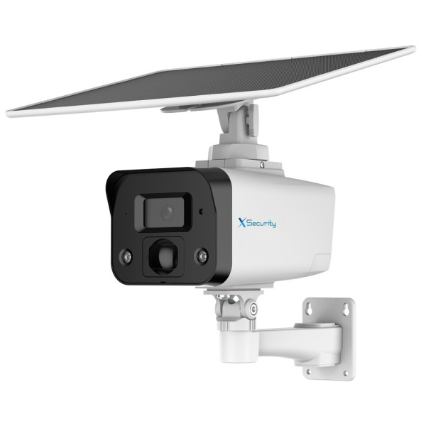Comprar X-SECURITY XS-IPB040A-4Y-DL-SOLARPIR-4G Cámara Bullet 4G AOV (Video 24/7) - 1/3" Progressive Scan CMOS - 4MP | Lent