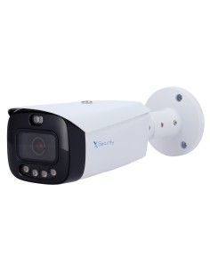 X-IPB619CA-4U-IPB619CA-4U-WIZCOLOR-TIOC Bullet Câmera IP 4 Megapixel Wizcolor - 1 / 1.8 CMOS progressivo da varredura - lente 2,