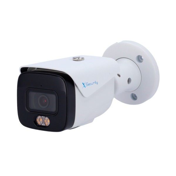 X-IPB628A-4U-IPB628A-4U-DL-WIZ X-Security Câmera IP Bullet - 4 megapixels (2688x1520) - Lente 2.8mm - WDR 120dB | Luz dupla (vá 