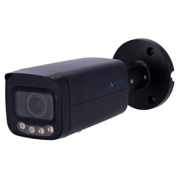 XS-Security XS-IPB829ZA-8P-DL-WIZ-Black X-Security IP Bullet - 8 Megapixel (3840x2160) - Lente motorizada 2.7 ~ 13,5 mm - WD