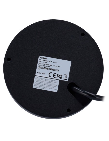 X-Security XS-IPB830ZWA-4P-AI-Black Camera IP X-Security Dome Color Black - 4 Megapixel (2688 × 1520) - Lente 2.713.5 mm / LEDs 