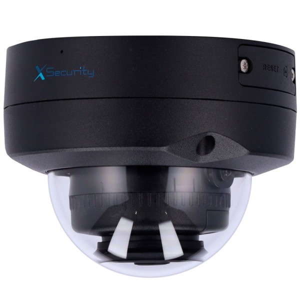 Acheter X-SECURITY XS-IPD820A-4U-WIDE-BLACK Caméra IP 4 mégapixels - 1/2,1" 4MP grand angle - Compression H.265+ / H.265 -